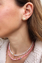 Carica l'immagine nel visualizzatore di Gallery, Amami Oro - Orecchini a lobo in argento 925 e zirconi - Collezione Crazy in Love