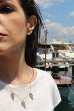 Carica l'immagine nel visualizzatore di Gallery, Charm Heart Eye - Pendente occhio portafortuna in ottone di alta qualità - Collezione Charm