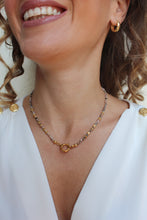 Carica l'immagine nel visualizzatore di Gallery, Collana Abu Dhabi Rodocrosite - Girocollo realizzato a mano in rodocrosite e argento - Collezione Abu Dhabi