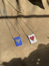 Carica l'immagine nel visualizzatore di Gallery, Collana Anema e Core - Pendente in perline giapponesi Miyuki - Collezione Terra Mia