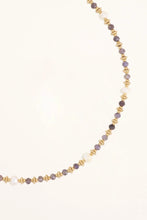 Carica l'immagine nel visualizzatore di Gallery, Collana Elegance Blu - In agata e perle naturali - Collezione Bohm