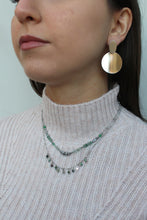Carica l'immagine nel visualizzatore di Gallery, Collana Iris - Pietre verdi ed acciaio - Collezione Signorina