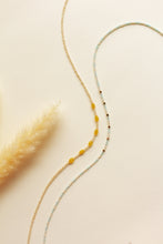 Carica l'immagine nel visualizzatore di Gallery, Collana Takayama - Realizzata a mano in perline in vetro miyuki e giada gialla - Collezione World Tour