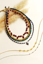 Carica l'immagine nel visualizzatore di Gallery, Collana Takayama - Realizzata a mano in perline in vetro miyuki e giada gialla - Collezione World Tour