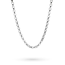 Carica l'immagine nel visualizzatore di Gallery, Collana Rolo Argento - In acciaio inossidabile waterproof - Collezione Charm