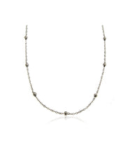 Carica l'immagine nel visualizzatore di Gallery, Collana Rosario Argento - In acciaio inossidabile waterproof - Collezione Charm