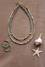Carica l'immagine nel visualizzatore di Gallery, Collana Spirito Selvaggio - Realizzata a mano in amazzonite e diaspro imperiale - Collezione World Tour