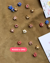 Carica l'immagine nel visualizzatore di Gallery, Fiore pendente con perline Miyuki - Tessuto a mano