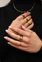 Carica l'immagine nel visualizzatore di Gallery, Anello Duo - In acciaio inossidabile waterproof - Collezione Bohm