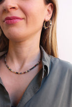 Carica l'immagine nel visualizzatore di Gallery, Collana Bubble Energia - Girocollo in dragon bloody jasper e argento placcato oro - Collezione Bubble