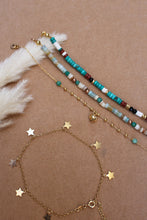 Carica l'immagine nel visualizzatore di Gallery, Cavigliera I'm a Star - Realizzata a mano in argento placcato oro - Collezione Signorina