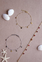 Carica l'immagine nel visualizzatore di Gallery, Cavigliera Stelle Argento - Realizzata a mano in argento - Collezione Signorina