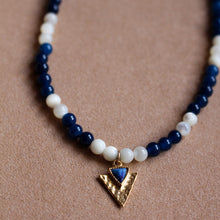 Carica l'immagine nel visualizzatore di Gallery, Collana Cleopatra - In agata e madreperla - Collezione Etnic