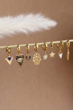 Carica l'immagine nel visualizzatore di Gallery, Mono Orecchino Sogno - Cerchietto in argento e pendente piuma - Collezione Mono Orecchino