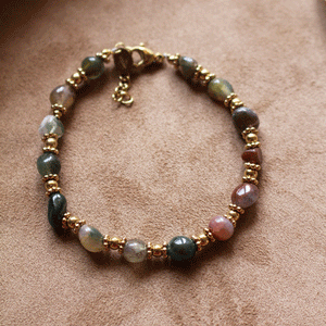 Bracciale Multicolor in agata - Collezione Bohm - waterproof

