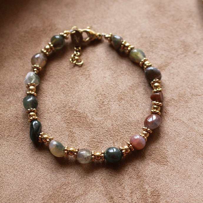 Bracciale Multicolor in agata - Collezione Bohm - waterproof
