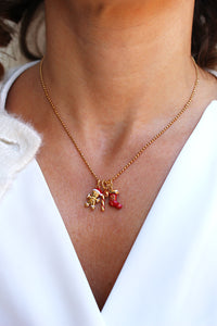 Charm Omino Pan di Zenzero Oro - Charm in ottone di alta qualità - Collezione Charm