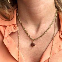 Carica l'immagine nel visualizzatore di Gallery, Charm Zucca Sole - In pietra naturale di sole - Collezione Charm
