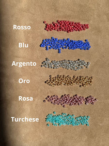 Collana Anema e Core - Pendente in perline giapponesi Miyuki - Collezione Terra Mia