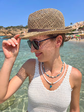 Carica l'immagine nel visualizzatore di Gallery, Collana Marella - In Apatite, Madreperla, Conchiglia e Argento - Collezione Under The Sea
