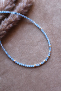 Collana Bubble Nuvola - Girocollo in agata e argento - Collezione Bubble