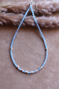 Collana Bubble Nuvola - Girocollo in agata e argento - Collezione Bubble