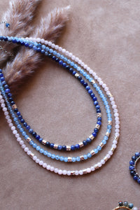 Collana Bubble Zucchero Filato - Girocollo in giada e argento - Collezione Bubble