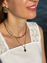 Carica l'immagine nel visualizzatore di Gallery, Collana Golden Hour - Doppio girocollo waterproof - Le Isole del Mediterraneo - Collezione World Tour
