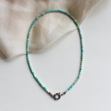 Carica l&#39;immagine nel visualizzatore di Gallery, Collana Light Blue Lady - Girocollo in amazzonite - Collezione Signorina
