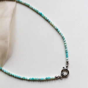 Collana Light Blue Lady - Girocollo in amazzonite - Collezione Signorina