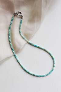 Collana Light Blue Lady - Girocollo in amazzonite - Collezione Signorina