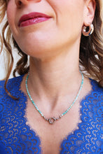 Carica l&#39;immagine nel visualizzatore di Gallery, Collana Light Blue Lady - Girocollo in amazzonite - Collezione Abu Dhabi
