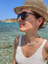 Carica l'immagine nel visualizzatore di Gallery, Collana Marella - In Apatite, Madreperla, Conchiglia e Argento - Collezione Under The Sea
