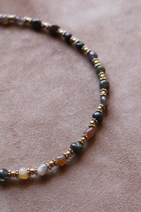 Collana Multicolor in agata - Waterproof - Collezione Bohm