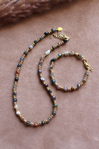 Bracciale Multicolor in agata - Waterproof - Collezione Bohm